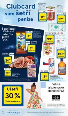 akční leták Tesco 23.8.2023-29.8.2023