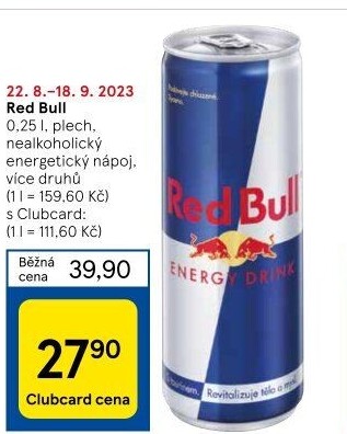 Energetický nápoj Red Bull