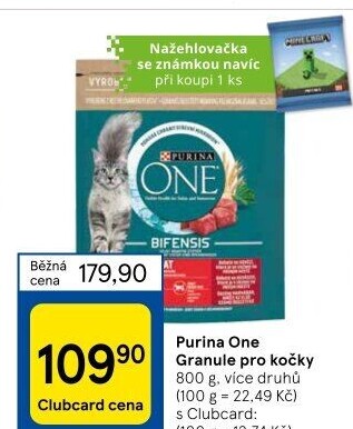 Granule pro kočky One Purina