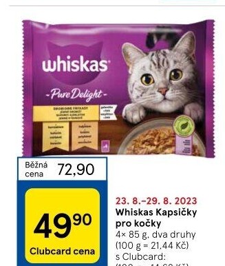 Kapsičky pro kočky Whiskas