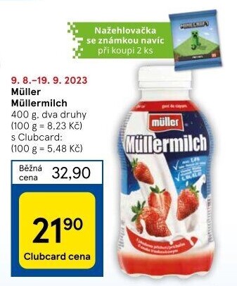 Nápoj mléčný Müllermilch Müller