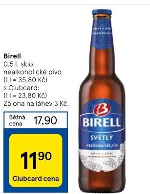 Nealkoholické pivo Birell