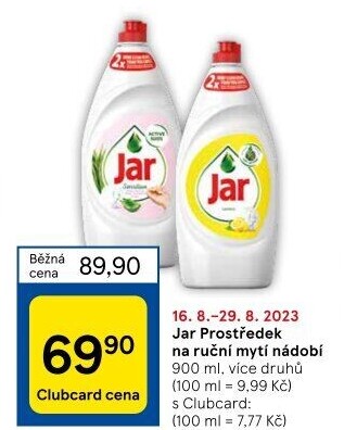 Prostředek na nádobí Jar