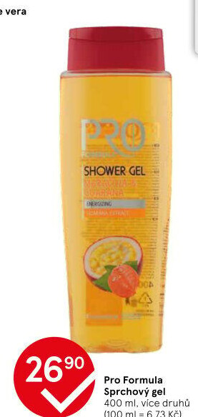 Sprchový gel Pro Formula Tesco