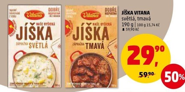Jíška hotová Vitana