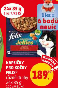 Kapsičky pro kočky Felix Purina