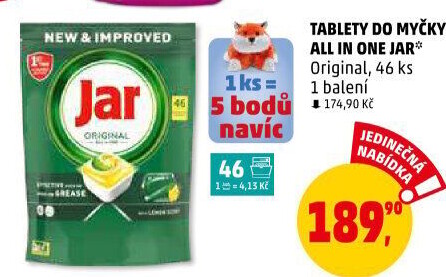 Kapsle do myčky All in 1 Jar