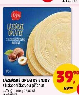 Lázeňské oplatky Enjoy