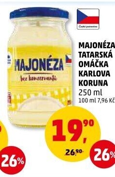 Majonéza Karlova Koruna
