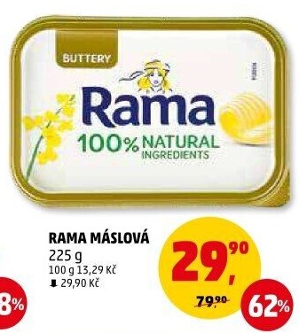 Margarín máslová příchuť Rama
