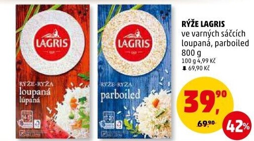 Rýže parboiled Lagris