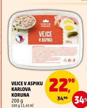 Vejce v aspiku Karlova Koruna
