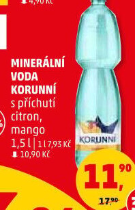 Voda ochucená Korunní