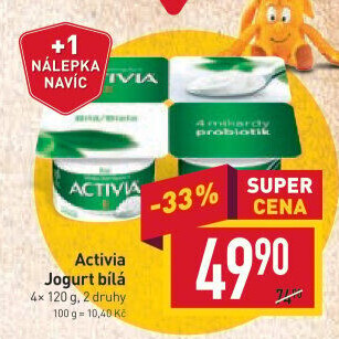 Bílý jogurt Activia Danone