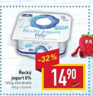 Bílý jogurt řecký 0% Milko