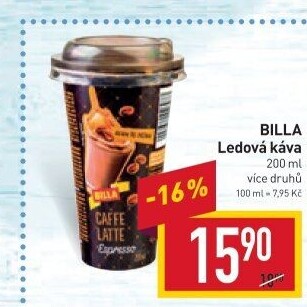 Ledová káva Billa