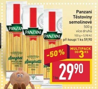 Těstoviny Panzani