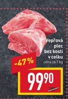Vepřová plec bez kosti