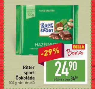 Čokoláda Sport Ritter