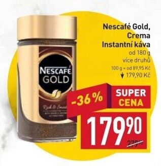 Instantní kávy Nescafé Gold