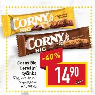 Tyčinka cereální BIG Corny