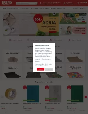 akční leták Breno koberce 23.8.2023-29.8.2023