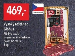 Hovězí Rib eye steak Globus