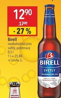 Nealkoholické pivo Birell
