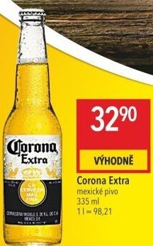 Pivo světlý ležák Corona Extra
