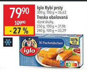 Rybí prsty mražené Iglo