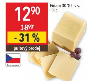 Sýr Eidam 30%
