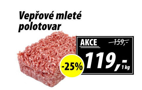 Maso mleté vepřové