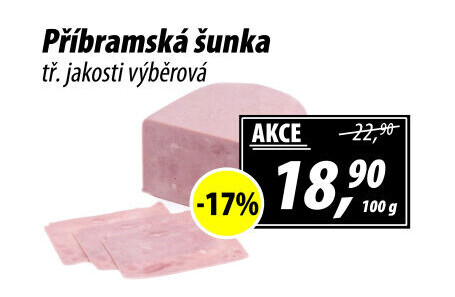 Šunka výběrová příbramská