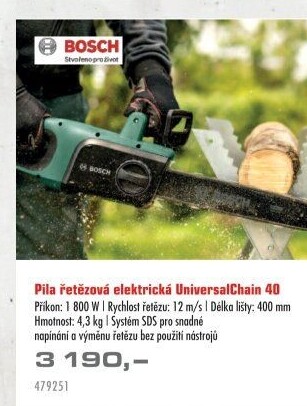 Elektrická řetězová pila Bosch UniversalChain 40
