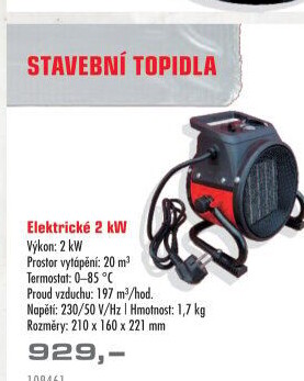 Elektrické topidlo Ma-tech