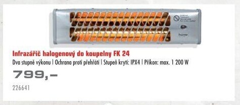 Infrazářič FK24 Home