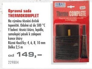 Izolační šňůra Thermokomplet M.A.T.