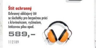 Ochranný štít sítěnný