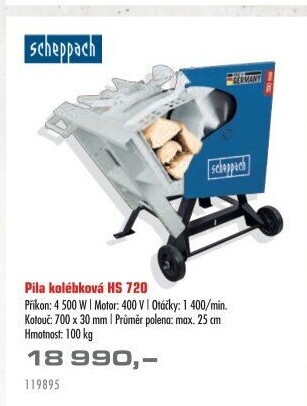 Pila kolébková Scheppach HS 720