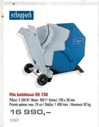 Pila kolébková Scheppach HS 730