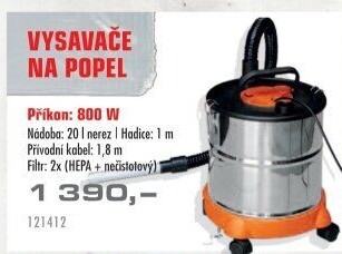 Vysavač na popel