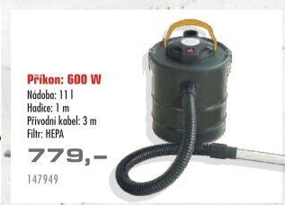 Vysavač na popel Fieldman FDU 200601-E