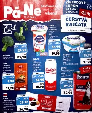 akční leták Kaufland 30.8.2023-5.9.2023