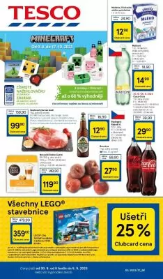 akční leták Tesco 30.8.2023-5.9.2023