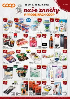 akční leták COOP 30.8.2023-12.9.2023