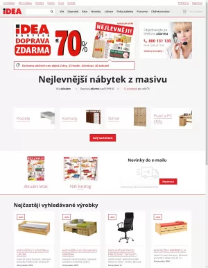 akční leták IDEA nábytek 29.8.2023-4.9.2023