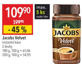 Instantní káva Jacobs Velvet