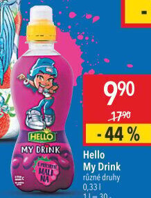 Nápoj My drink Hello