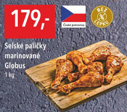 Selské kuřecí stehna marinovaná Globus