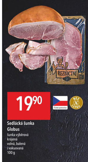 Šunka sedlácká výběrová Globus